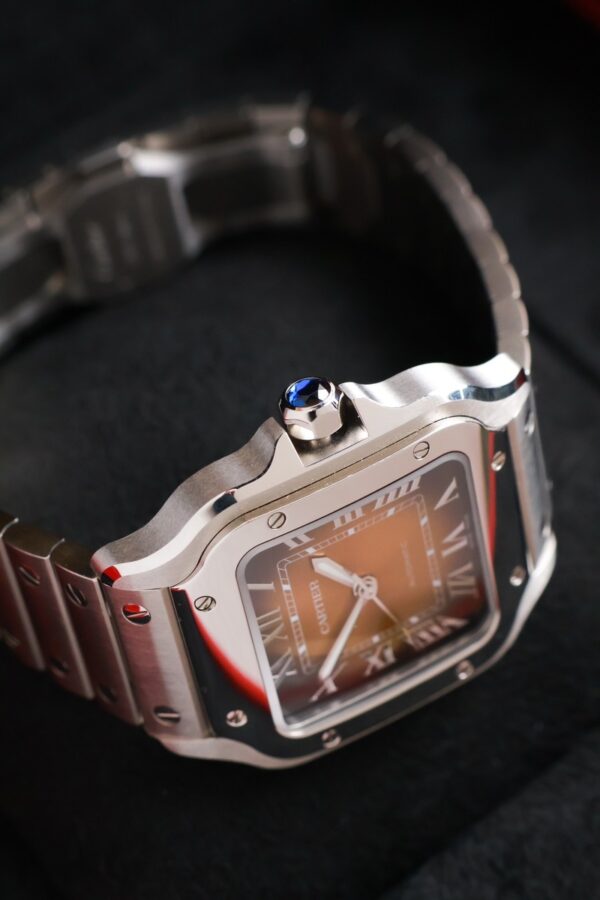 Cartier Santos De Cartier Medium Brown Dial - Image 3