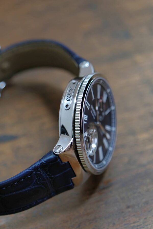 Ulysse Nardin Marine Tourbillion 43mm. "Blue Enamel Dial" - Image 4